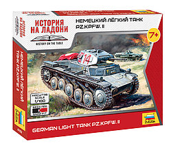 Немецкий лёгкий танк Pz.Kp.fw II 1:100 (арт. 6102) Сборная модель