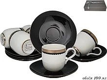 Сервиз кофейный Lenardi  12пр. 100 мл 181-059