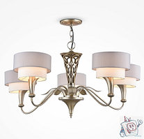 Люстра потолочная Maytoni House Lillian H311-05-G, IP20, бронза, белый и серый