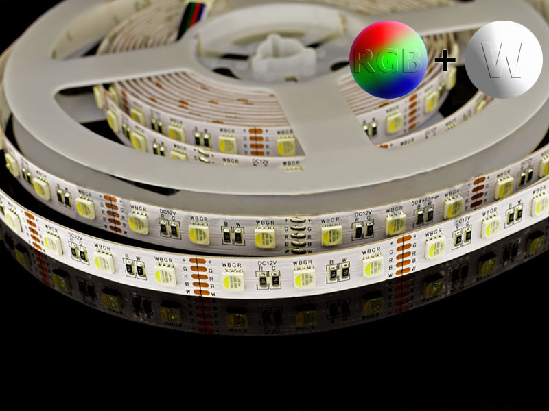 Светодиодная лента SMD 5050 60LED 20W 12V IP20(33) RGB+W