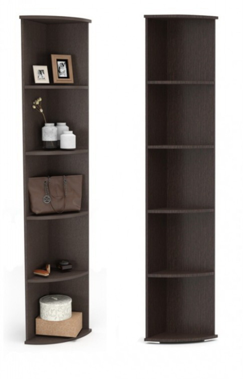 Стеллаж угловой Виола Венге