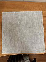 Салфетка льняная серая 40*40 см