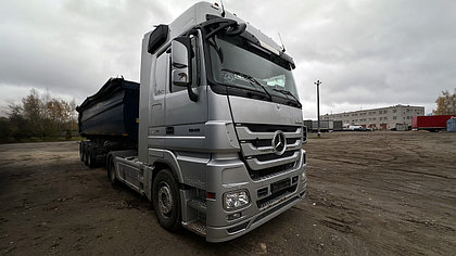 Гидрофикация тягача Мерседес под самосвальный полуприцеп