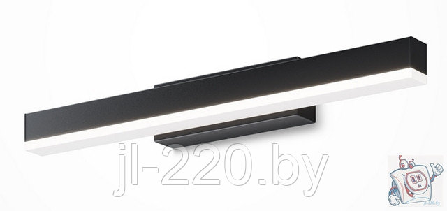 Подсветка Maytoni Mirror Fichte MIR012WL-L9B4K, IP20, черный, белый