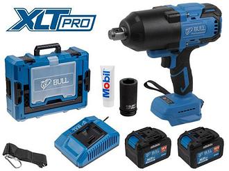 Аккум. ударный гайковерт BULL SC 1810 Xcase, XLTpro, БЕСЩЕТ., 18 В, 1500 Н*м, 3/4", 2х6 А*ч, з/у 6 А