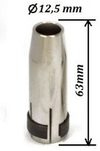 Сопло MP-24KD/240D d=12,5mm, L=63mm, коническое