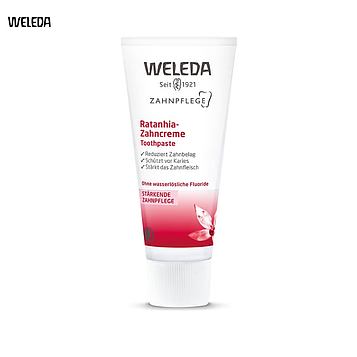 Зубная паста растительная Ратания Weleda 75мл