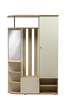 Прихожая КАРМЕН 7 (Дуб Сонома/ Белый) Олмеко