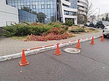 Штанга для конусов, перекладина для временного ограждения (комплект 10 штук)