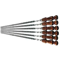 Шампур с деревянной ручкой