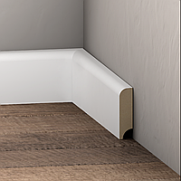 Плинтус НМ-1730 16х60 Альпийский (Белый)