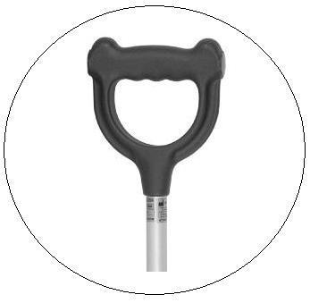 Трость для ходьбы закрытая ручка, код 10/MR, Mikirad, фото 2