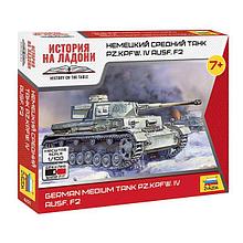 Немецкий танк T-4 F2 1:100 (арт. 6251) Сборная модель