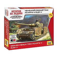 Немецкий средний танк Т-4Н 1:100 (арт. 6240) Сборная модель