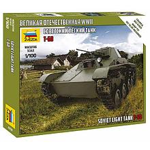 Советский легкий танк Т-60 1:100 (арт. 6258) Сборная модель
