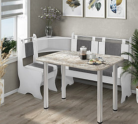 Кухонный уголок Аляска Белый - Серый