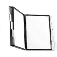 Стойка информационная настенная "Sherpa" A4, серый, черный