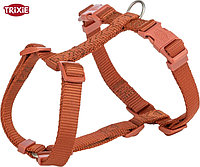 Шлея для собак TRIXIE Premium H-harness XXS-XS 20-32 см/10 мм (рыже-коричневый)