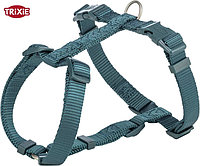 Шлея для собак TRIXIE Premium H-harness M-L 52-75 см/20 мм (петроль)