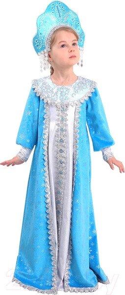 Костюм карнавальный Пуговка Снегурочка Сударушка / 3016 к-20