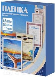 Пленка для ламинирования Office Kit 75мик 303x426 / PLP303*426/75m