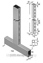 Стойка двухсторонняя 50х25мм Т-образная «Элемент» высота 2,0м
