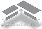 Мебельный каркас Н-образная база для стола «Омега-парта» Н-710мм, фото 5