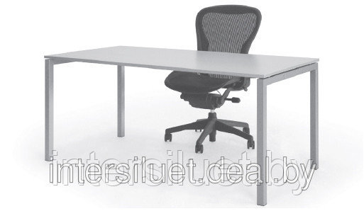 Мебельный каркас П-образная опора для стола "КВАДРО" 600-720мм - фото 3 - id-p4179602