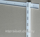 Гардеробная система для прихожей «PARTHOUSE» комплект SOLO, цвет белый, серебро, фото 3