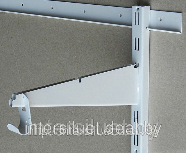 Гардеробная система для прихожей «PARTHOUSE» комплект SOLO, цвет белый, серебро - фото 4 - id-p8891688