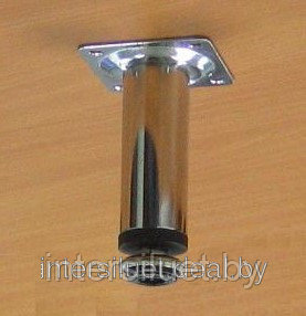 Ножка мебельная Н-100мм, Ф32мм, хром