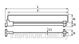 ВЫДВИЖНАЯ ВЕШАЛКА L-250мм, фото 3