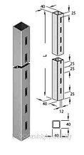 Стойка 40х40мм односторонняя «Элемент» высота 2,75м