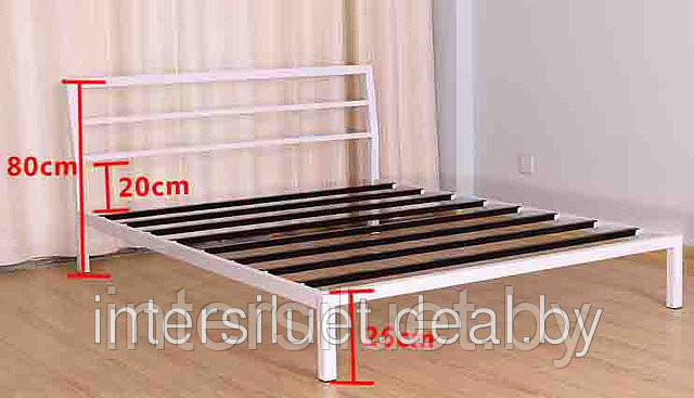 Каркас кровати Тради 1,8*2,0м из металла - фото 2 - id-p13880946