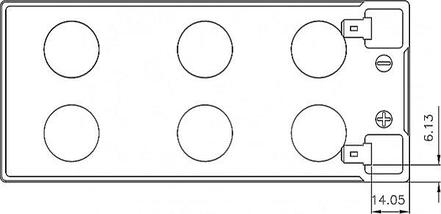 Аккумуляторная батарея CSB HR 1234W F2 12V/9Ah, фото 3