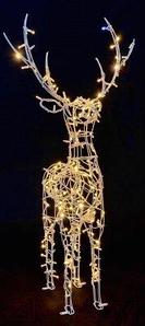 Светодиодная фигура 3D Decowelder Каркас Олень 1.5м 24В