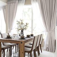 Комплект штор Волшебная ночь Рогожка 200x270см 2 подхвата / 757472