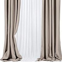 Комплект штор Mio Tesoro Блэкаут 150x250 + Гардина Soft Lines 306 400x250