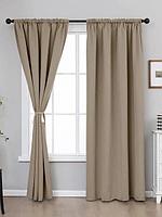 Комплект штор Mio Tesoro Блэкаут 200x260 + Гардина Soft Lines 306 600x270