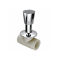Кран вентильный под штукатурку хром ПП 20 Aquapipe
