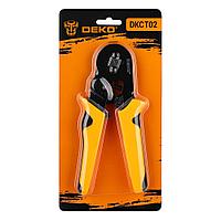 Клещи обжимные для втулочных наконечников DEKO DKCT02