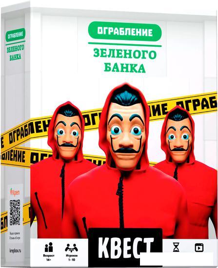 Настольная игра Креп Ограбление зеленого банка