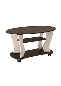 Журнальный стол САТУРН М05 (Венге/ Вудлайн кремовый) Олмеко