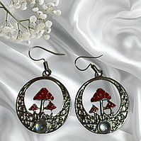 Серьги ведьмины мухоморы