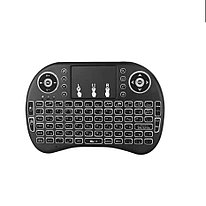 Беспроводная мини-клавиатура с тачпадом GoldMaster I8, подсветка, русская и английская клавиатура, питание ААА