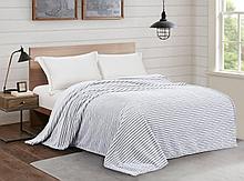 Плед Велсофт 180х200 см Бояртекс диз. 16-3810 Ирис (полоса)