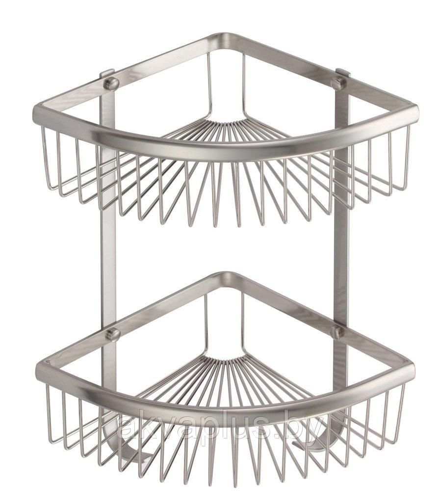 Savol Полка решетка угловая двойная сатин S-L5854-2