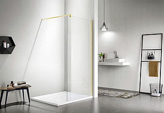 Душевое ограждение со свободным входом Реген брашированное золото-100/Regen brushed gold-100 Нидерланды