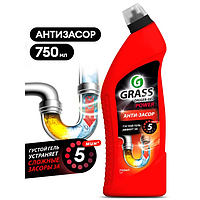 Средство щелочное для прочистки канализационных труб "DIGGER-GEL" (флакон 750 мл), GRASS