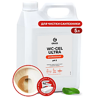 Средство для чистки сантехники "WC-gel ultra" (канистра 5,3 кг), GRASS